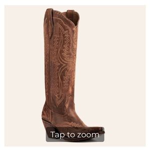 Ariat Casanova Distressed Brown Snip Toe Cowboy Boots